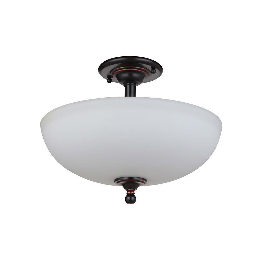 Nova glass semi flush light deals