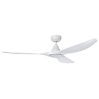 SURF 1520mm 20w CCT LED DC ABS 3 Blade Ceiling Fan with Remote