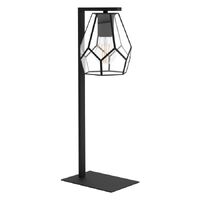 MARDYKE 1lt Metal/Clear Glass Table Lamp