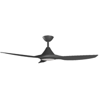 CLOUDFAN 1320mm 20w CCT LED Smart DC ABS 3 Blade Ceiling Fan with Remote