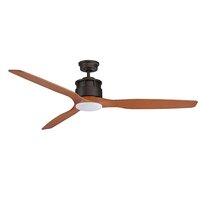 GOVERNOR 1500mm 15w Tricolour LED 3 Blade ABS Ceiling Fan