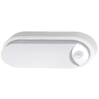 COVE 15w Tricolour LED Large 230mm Oval Bunker with Sensor