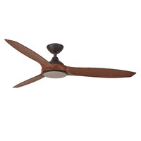 NEWPORT 1420mm DC 18w Tricolour LED ABS 3 Blade Ceiling Fan with Remote