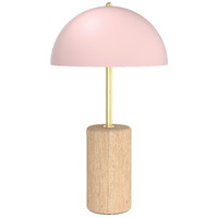 BLAIRE 1lt Wood/Metal Table Lamp