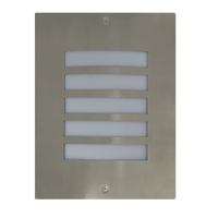 NED 1lt IP54 Grilled Exterior Wall Light