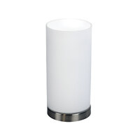 PABLO 1lt Round Opal Glass On/Off Touch Lamp
