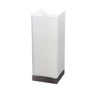 PARO 1lt Square Opal Glass On/Off Touch Lamp