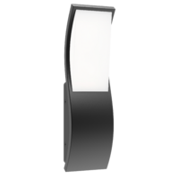 OLA 1lt 7w IP65 LED Wavy Rectangle Exterior Wall Light