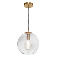 ORPHEUS 1lt 250mm Small Clear Pendant