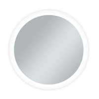 ROMU 60cm 16w CCT Round Mirror with Touch Switch Light