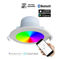NOVA 9w Smart Tricolour + RGB 90mm LED Downlight