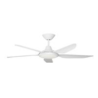 STORM 1320mm 18w CCT LED DC ABS 5 Blade Ceiling Fan (choice rated)