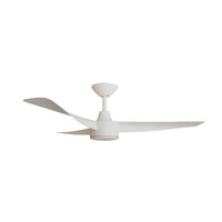 TURACO 1220mm 18w CCT LED Smart DC ABS 3 Blade Ceiling Fan with Remote