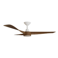 TURACO 1320mm 18w CCT LED Smart DC ABS 3 Blade Ceiling Fan with Remote