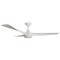 TURACO 1420mm 18w CCT LED Smart DC ABS 3 Blade Ceiling Fan with Remote